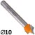 CMT 965.402.11 Frez dekoracyjny S=8 D=10 d=1.3 R=5 I=10 L=50