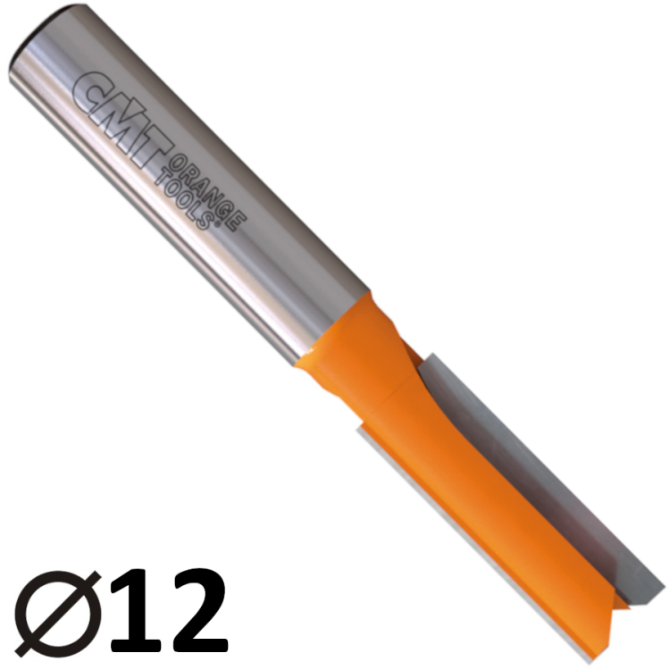 CMT Frez prosty z ostrzem HM wlutowanym D=12 I=31,7 L=60S=8 S=8
