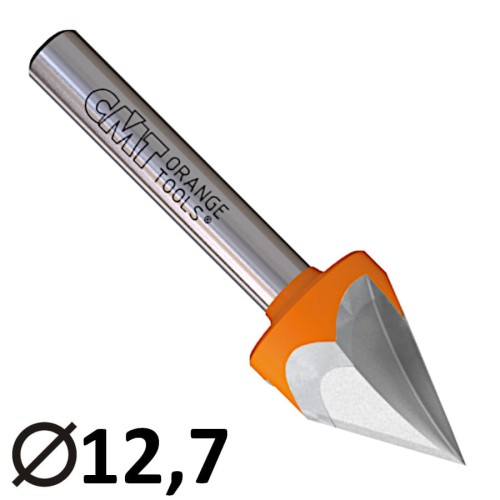 CMT 758.002.11 Frez literujący do drewna D=12,7 I=11 L=57,2 S=8 60°