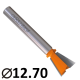 Frez do połączeń na "jaskółczy ogon" wlutowane ostrze HM D=12,7 I=12,7 L=52,4 S=8