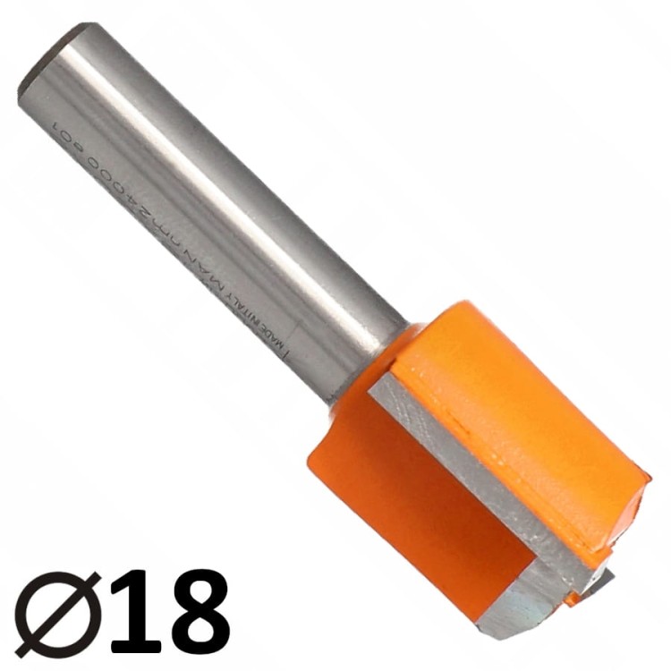 Frez prosty CMT D=18 I=20 L=50 S=8 Z=2
