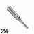 Frez prosty CMT HM D=4 I=10 L=50 S=8 911.040.11