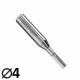 Frez prosty CMT HM D=4 I=10 L=50 S=8 911.040.11