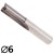 CMT 911.060.11 Frez prosty HM S=8 D=6 I=16 L=50