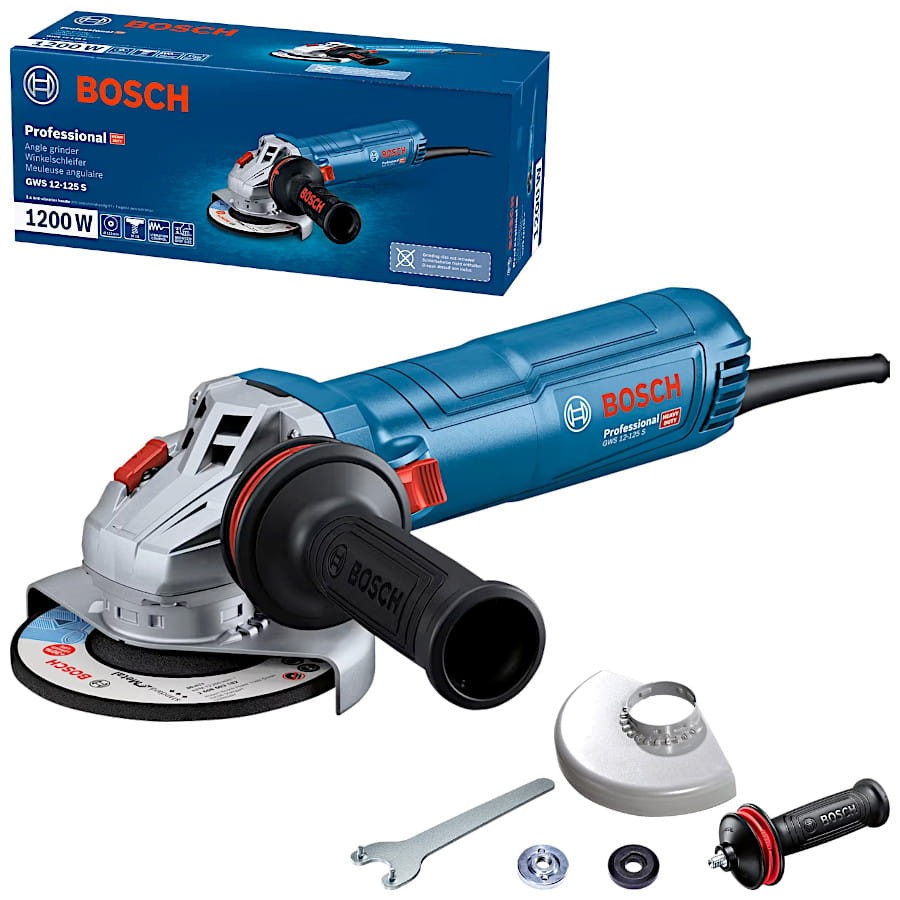 BOSCH GWS 12-125 S Szlifierka kątowa 1200W 125mm