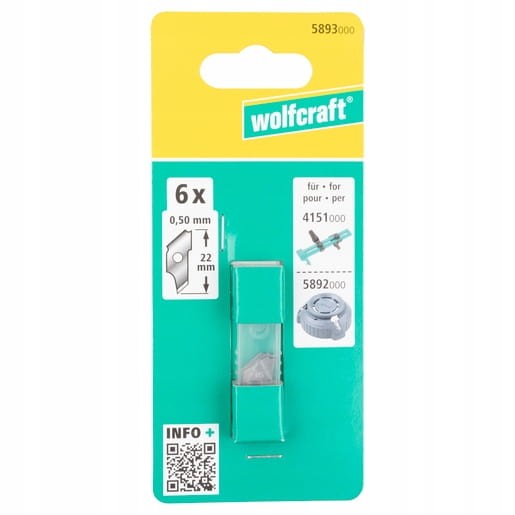 Ostrza do fazownika WOLFCRAFT