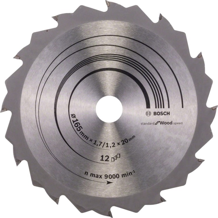 Tarcza do drewna Speedline 165mm Bosch