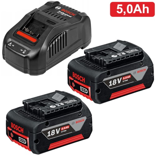 BOSCH Ładowarka GAL 1880 + 2x Akumulator Bosch 5.0Ah