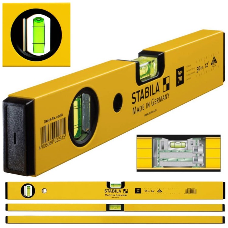 Poziomica SA02281 libella Stabila seria 70 30 cm