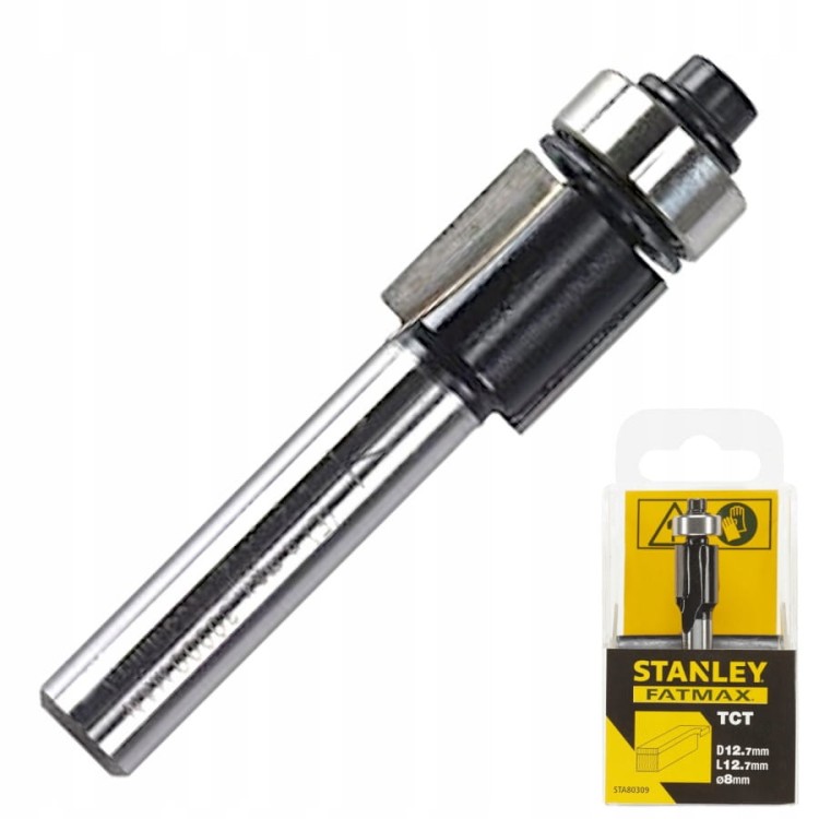 STANLEY STA80309 Frez tnący drewno 8mm 12.7x12.7mm