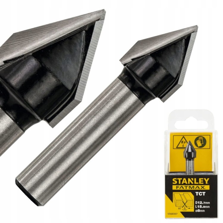 Stanley Frez rowkowy 8mm 12,7 x 15,9mm