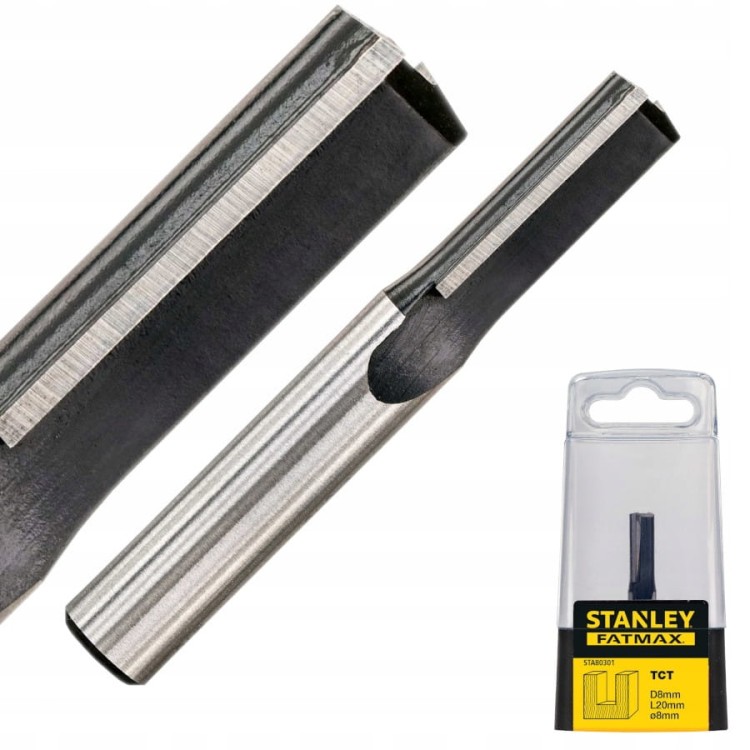 STANLEY STA80301 Frez do drewna prosty 8mm 8x20mm