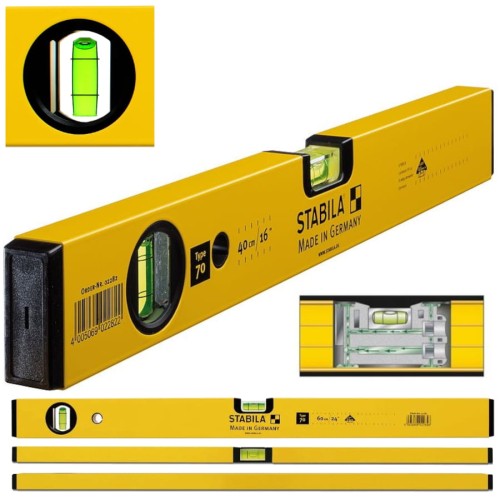 Poziomica SA02282 libella Stabila seria 70 40 cm