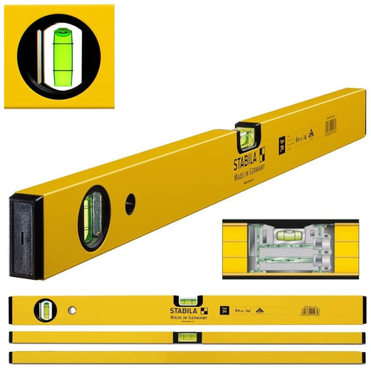Poziomica SA02284 libella Stabila seria 70 60 cm