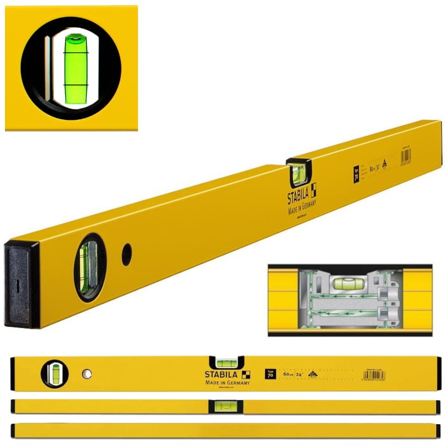 Poziomica SA02286 libella Stabila seria 70 80 cm