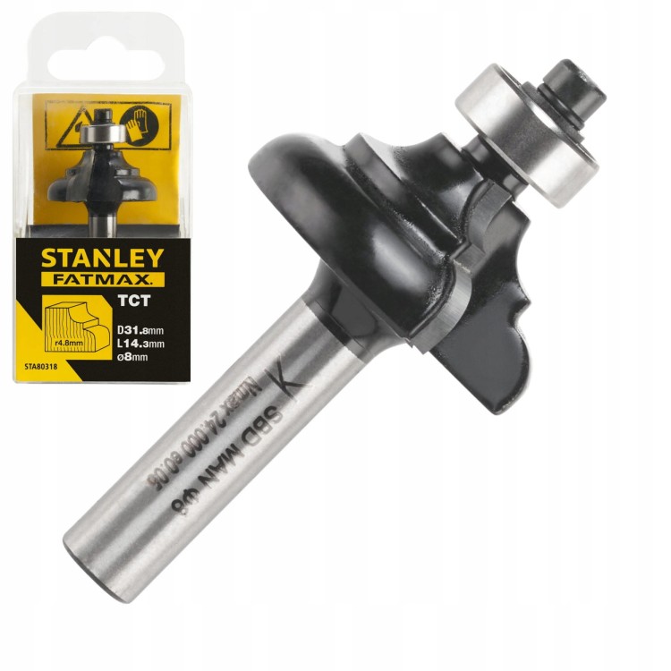 STANLEY STA80318 Frez kształtowy R4.8 31,8x14.3mm