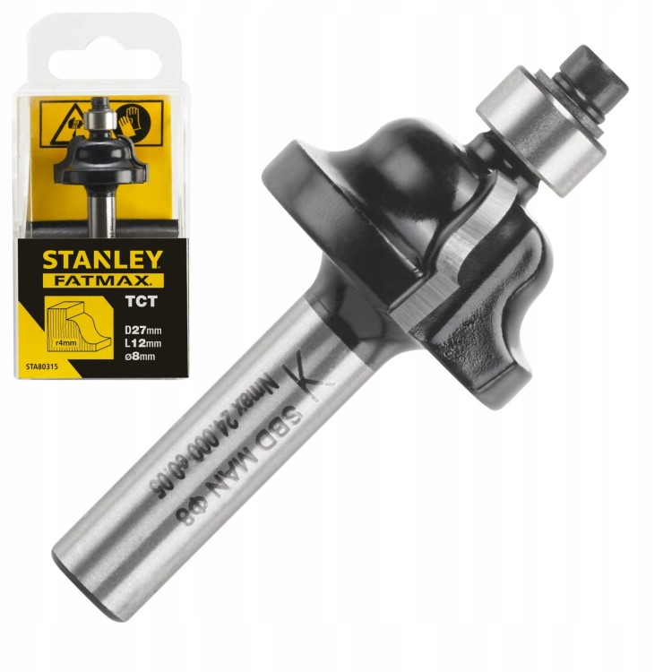 STANLEY STA80315 Frez kształtowy 8mm 27 x 12mm