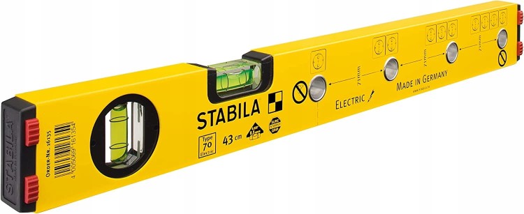 STABILA Typ 70 Poziomica dla elektryka 43 cm SA16135