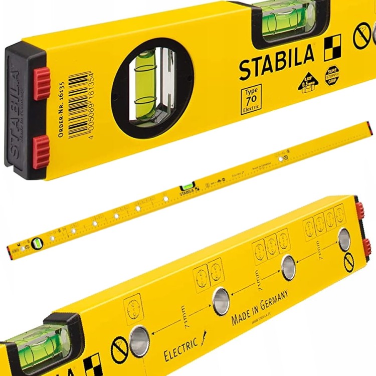 STABILA Typ 70 Poziomica dla elektryka 120cm SA16136