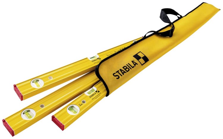 Zestaw poziomic Stabila 19714 w pokrowcu 30-120cm pokrowiec
