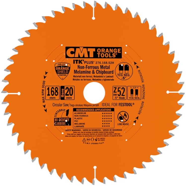 CMT tarcza do drewna i laminatu 168x20mm