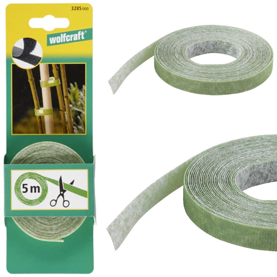 WOLFCRAFT 3285000 Taśma na rzep do roślin 5m