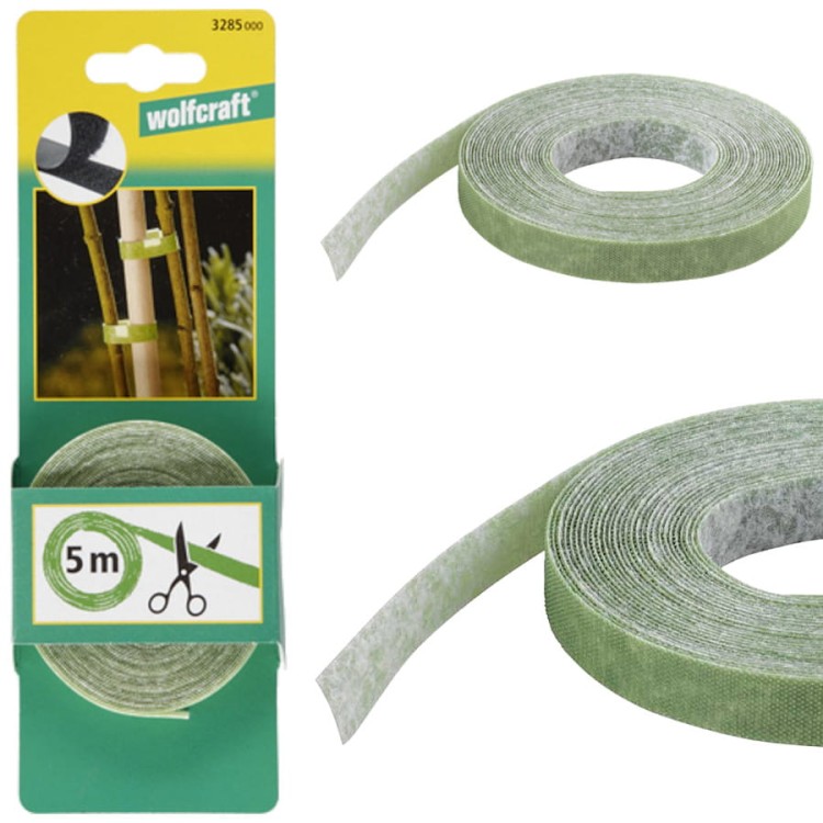 WOLFCRAFT 3285000 Taśma na rzep do roślin 5m