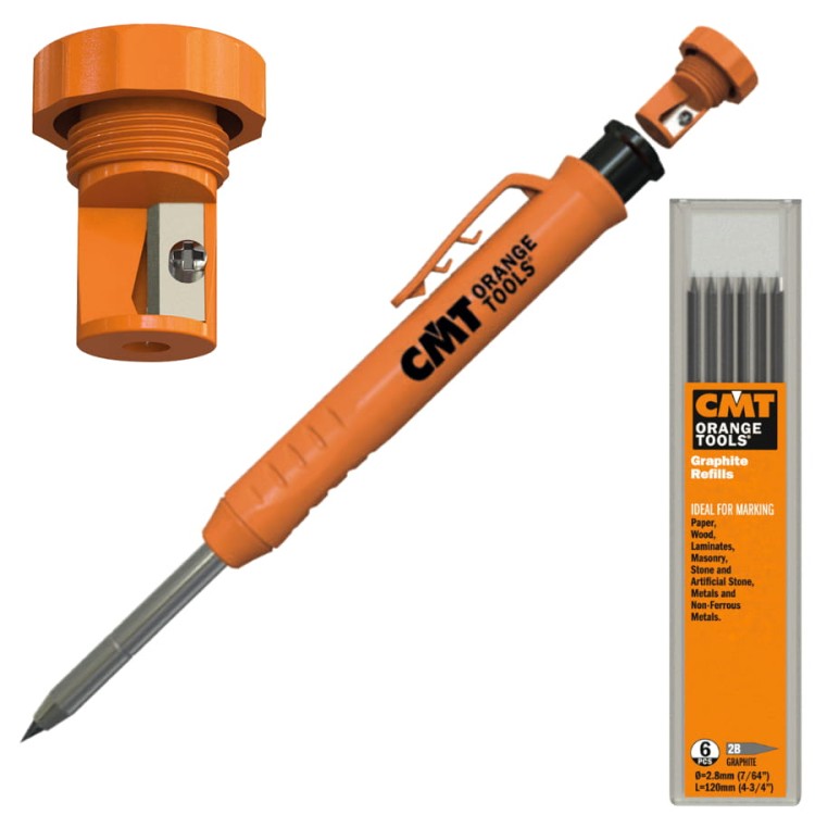 Ołówek stolarski PCL-3 CMT znacznik + wkłady