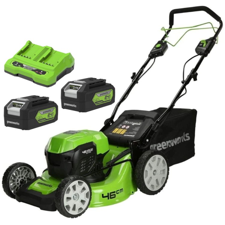 GREENWORKS GD24X2LM46SPK4x Kosiarka 46cm 2x4Ah + ładowarka