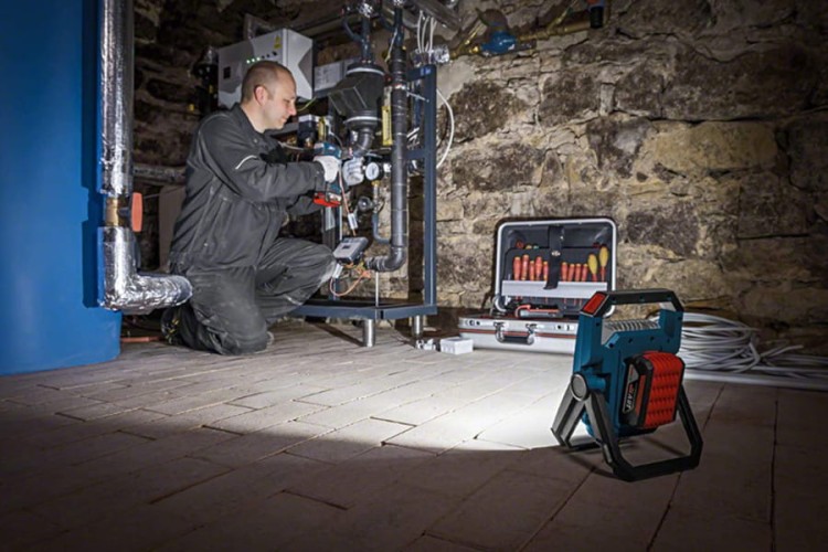 BOSCH Lampa budowlana 18V 1900lm GLI 18V-1900 - Zastosowanie