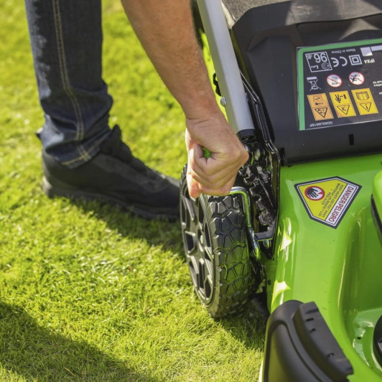 GREENWORKS GD60LM46SP Kosiarka akumulatorowa z napędem 60V 46cm Blokada