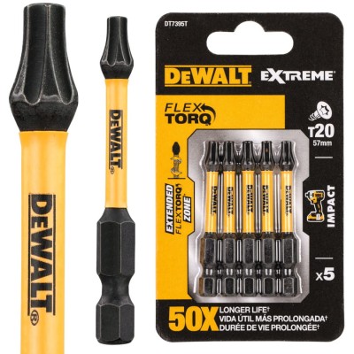 DEWALT DT7395T Bity udarowe Impact Torsion T20 5szt.