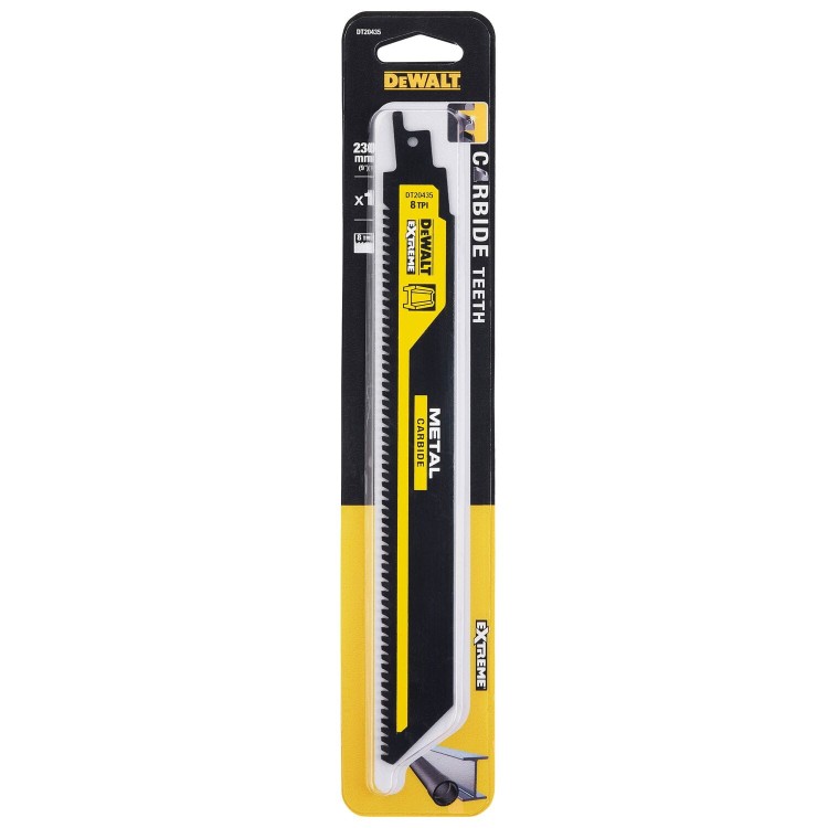 DEWALT Brzeszczot z węglika spiekanego DT20435 opakowanie