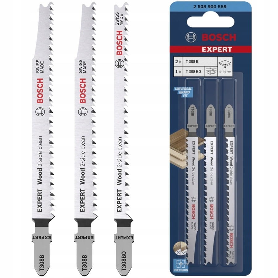 BOSCH 2608900559 Brzeszczot EXPERT SET 2-SIDE CW 117mm 3szt.