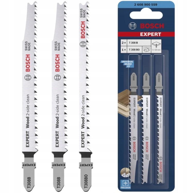 BOSCH 2608900559 Brzeszczot EXPERT SET 2-SIDE CW 117mm 3szt.