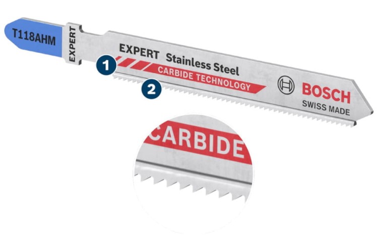 Brzeszczot do wyrzynarek Bosch Expert 'Stainless Steel' T 118 AHM 2608900561