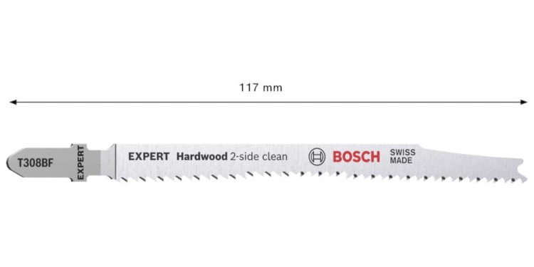 Brzeszczot do wyrzynarek Bosch Expert 'Hardwood 2-side clean' T 308 BF