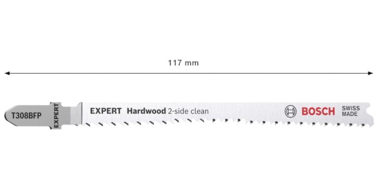 Brzeszczot do wyrzynarek Bosch Expert 'Hardwood 2-side clean' T 308 BFP