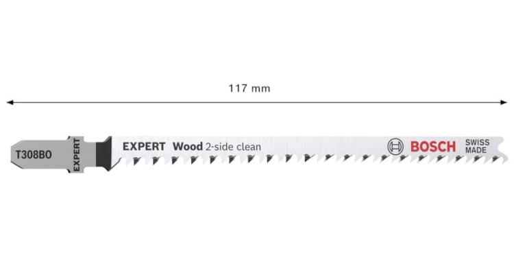 Brzeszczot do wyrzynarek Bosch Expert 'Wood 2-side clean' T 308 BO