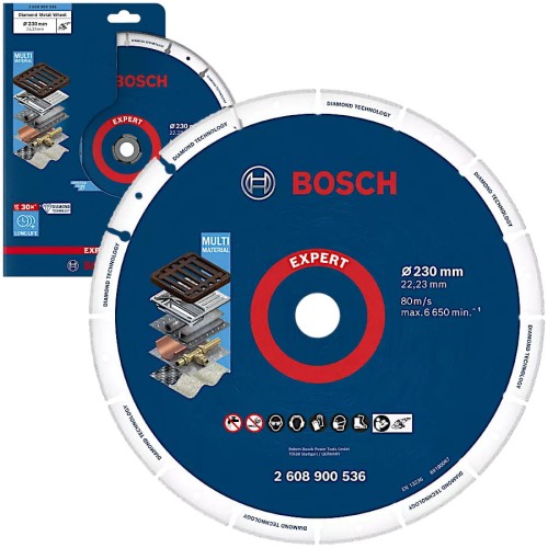 BOSCH Tarcza tnąca do metalu 230 x 22.23mm 2608900536