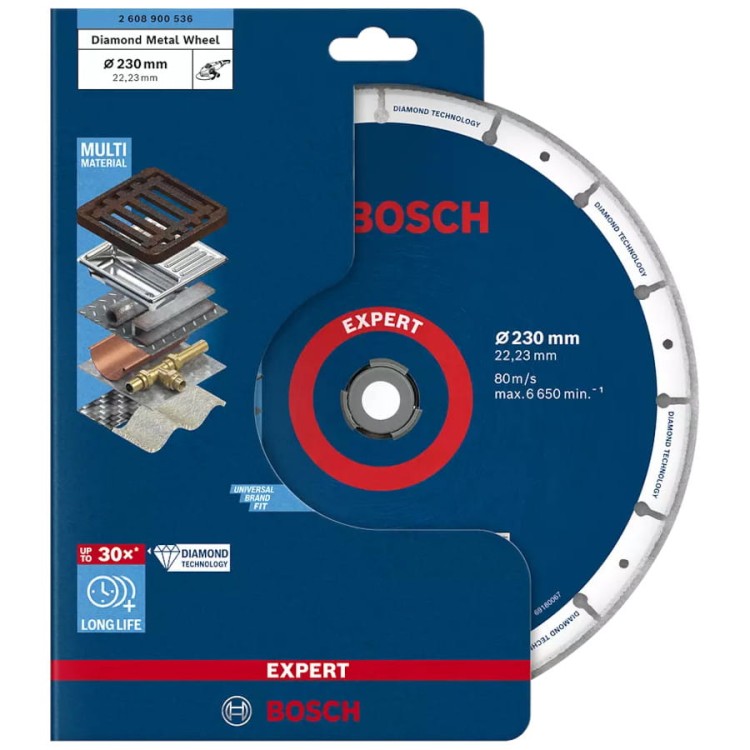 opakowanie tarczy do cięcia metalu Bosch 2608900536