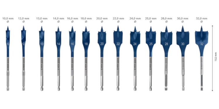 Zestaw wierteł płaskich do drewna Bosch Expert Self Cut Speed