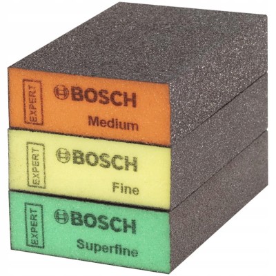 BOSCH 13513909670 Zestaw bloczków szlifierskich S471 M, F, SF Expert 3szt.