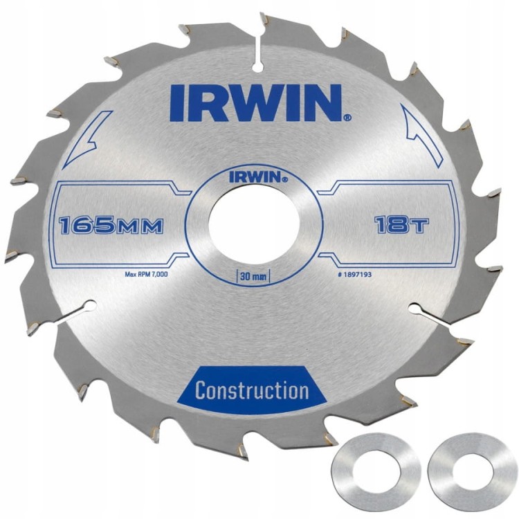 IRWIN 1897193 Tarcza do drewna 165x30mm 18z