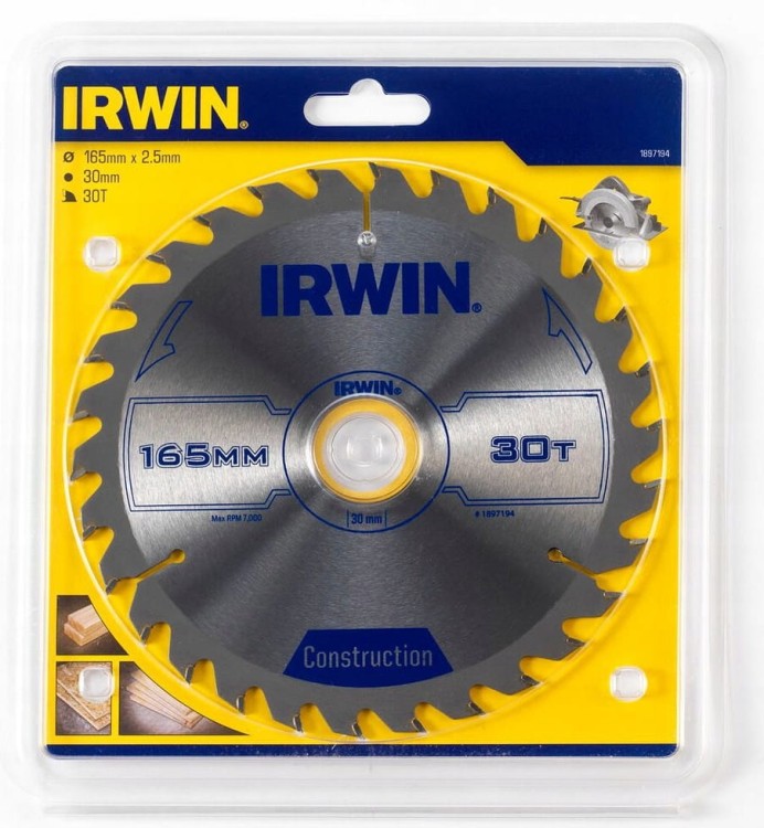 Tarcza pilarska do drewna Irwin 165mm