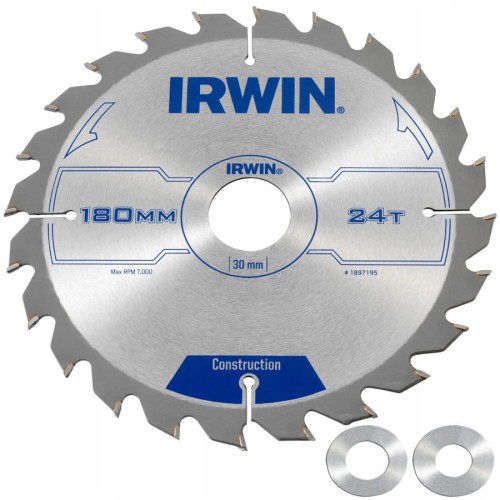 IRWIN 1897195 Tarcza do drewna 180x30mm 24z