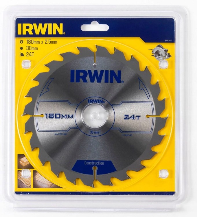 Tarcza pilarska do drewna Irwin 180mm
