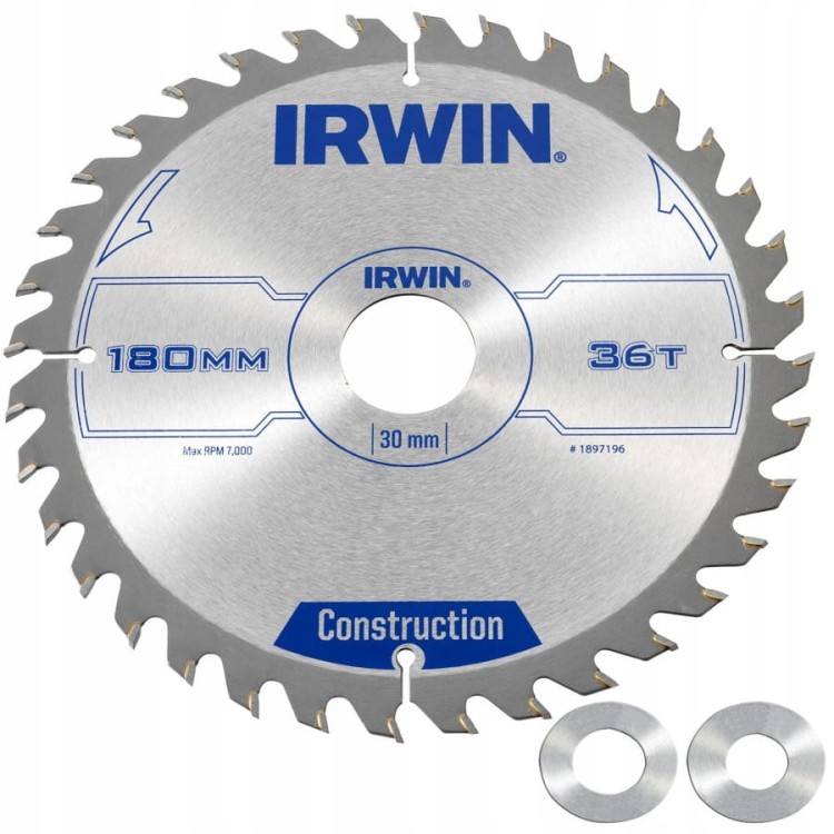 IRWIN 1897196 Tarcza do drewna 180x30mm 36z