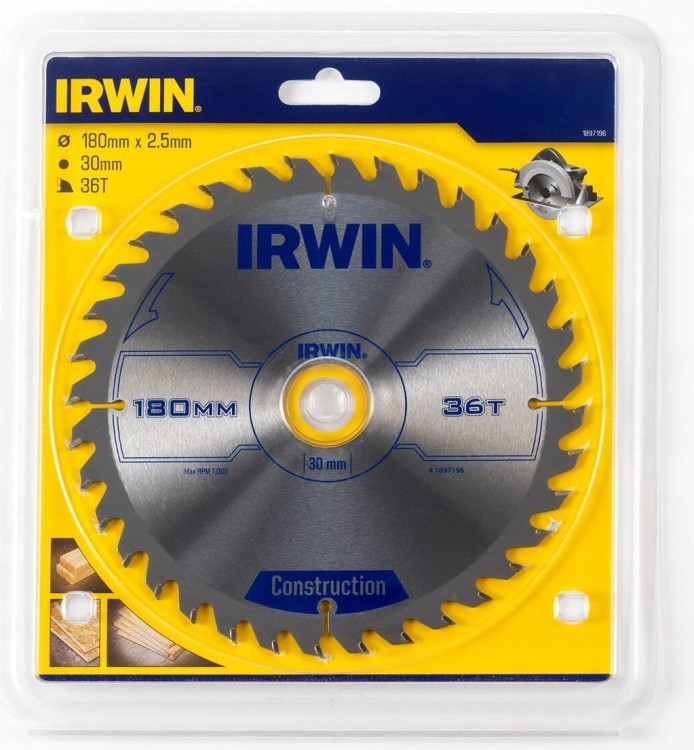 Tarcza pilarska do drewna Irwin 180mm