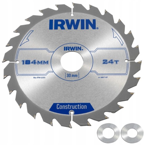 IRWIN 1897197 Tarcza do drewna 184x30mm 24z